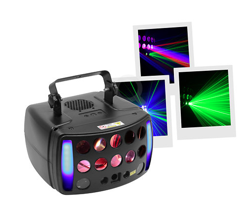 Jeux de lumières DJ Pack LIGHT 10 PAR MINI à LEDs RGBW 12X3W DMX + étrier  de fixation FLASH