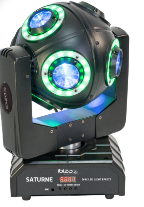 BeamZ JB90R Mini Star Ball jeu de lumière LED avec DMX